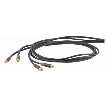 DIE HARD DHS505LU3 ONEHERO Series kabel audio 2x RCA - 2x RCA 3m